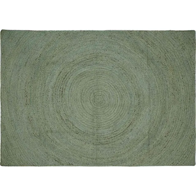 vidaXL Gebied Tapijt Olijfgroen 240 x 340 cm Jute