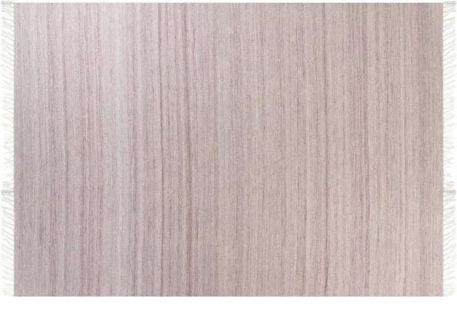 Beliani MALHIA - Vloerkleed - Lichtrood - Synthetisch materiaal, foto 2