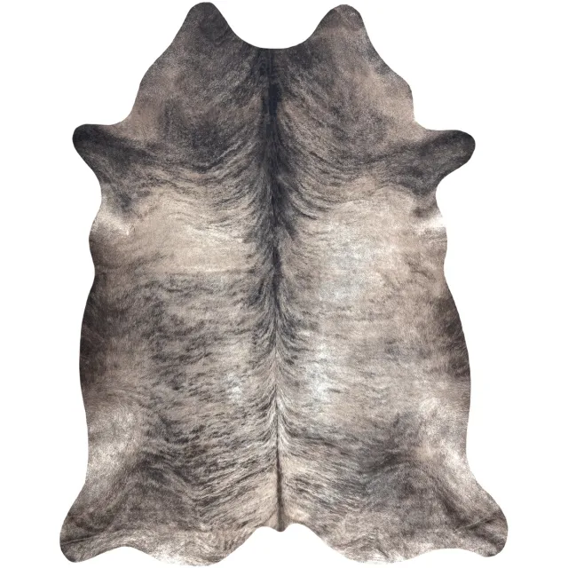 RUGSX Kleden Rugsx Tapijt Kunstleer Imitatie rundleer , G5067-4 Gr 180x220 cm Grijs