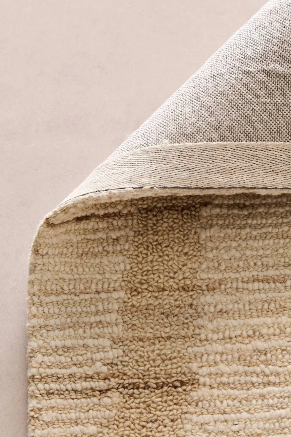 NOUS Living Amory wollen vloerkleed beige, foto 5