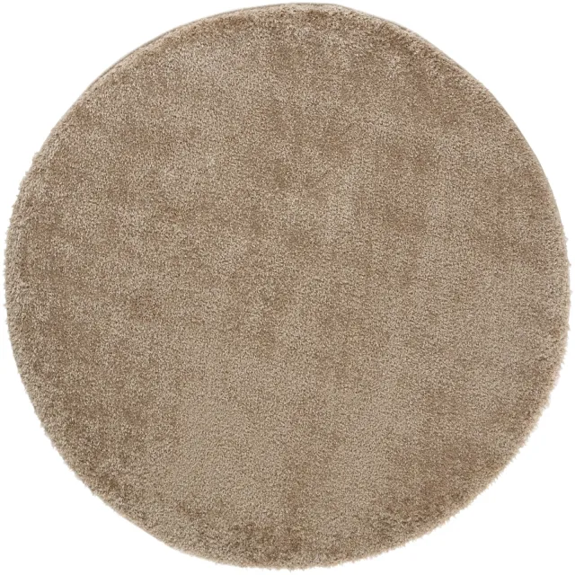 hoogpolig vloerkleed taupe
