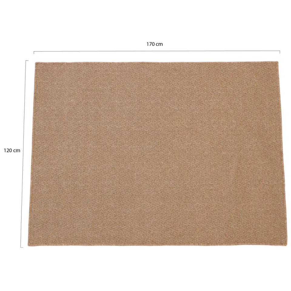 Kees Smit Collectie Bolonia buitenkleed 120x170cm taupe, foto 2