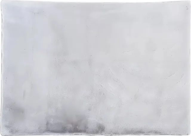 Vente-unique Hoogpolig shaggy vloerkleed met bonteffect - 150 x 200 cm - Grijs - BUNNY Lichtgrijs