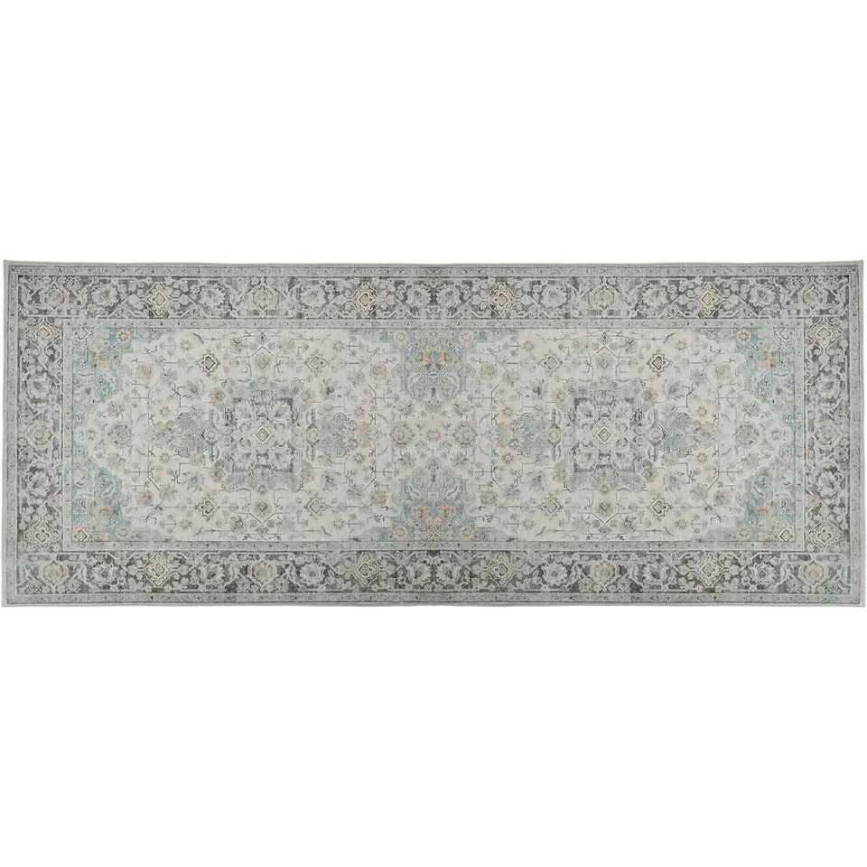 vidaXL Vloerkleed ORIZ Crèmekleurig 80 x 200 cm 100% polyester