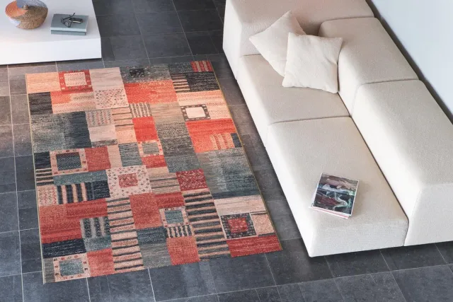 Timeless Creativity OSTA Kashqai – Vloerkleed – Tapijt – geweven – wol – eco – duurzaam - modern - landelijk - Multi Patroon - 67x275
