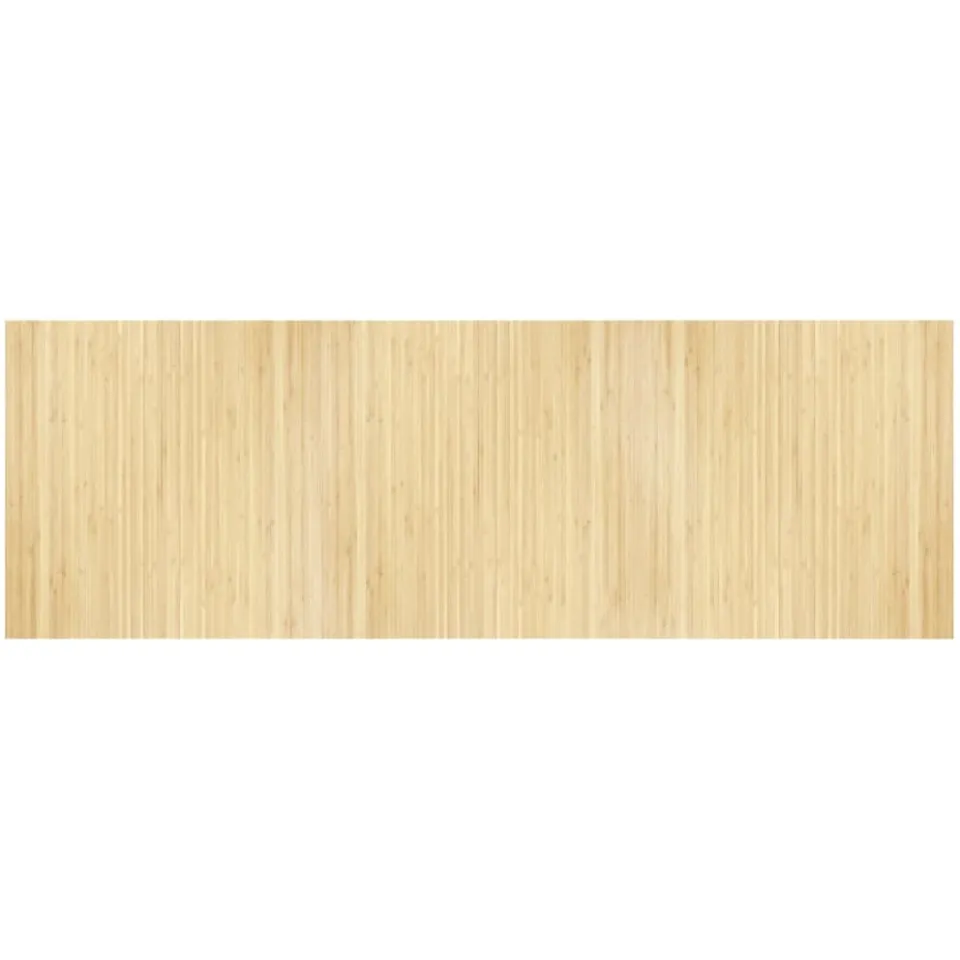 vidaXL Vloerkleed rechthoekig 100x300 cm bamboe lichtnaturel beige, foto 3