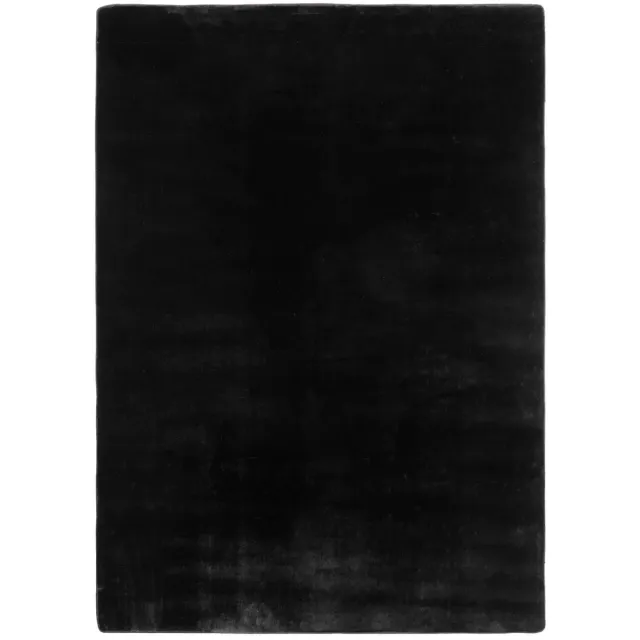 Dutch XXL Wasbaar Vloerkleed | Tapijt | Joy | Uni | Zwart | 200x280 cm