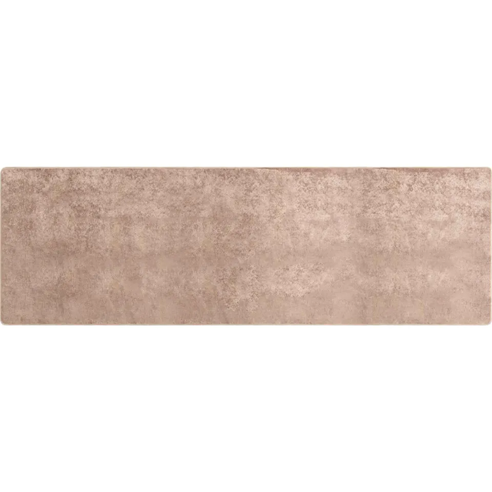 vidaXL Vloerkleedloper MARSA Zand 100 x 300 cm Polyester en PVC Geel