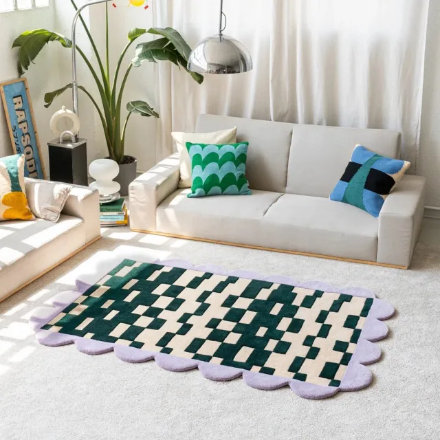 Tarta Gelatina vloerkleed Margarita Dark Green - 120x180 cm Groen