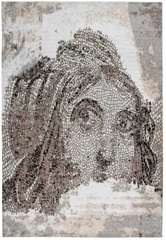 Dutch XXL Laagpolig Vloerkleed | Tapijt | Iglesia | Portret | Taupe | 200x290 cm