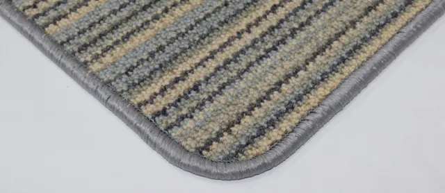 Prima Wollen - Vloerkleed - Loper - Barbara - blauw - licht blauw - beige - 65x170cm
