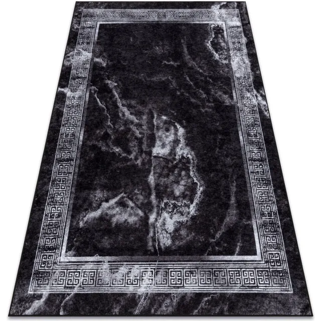 RUGSX Kleden Rugsx MIRO 51278.810 tapijt wasbaar marmer, grieks antis 160x220 cm Zwart