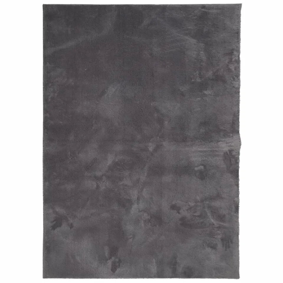 vidaXL Vloerkleed HUARTE laagpolig zacht wasbaar 200x280 cm antraciet Anthraciet