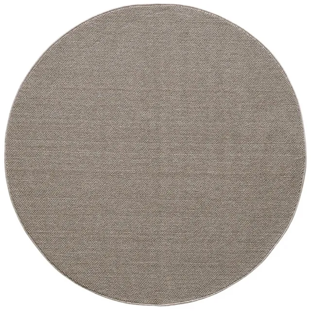 Dutch XXL Rond Vloerkleed | Tapijt | Loom | Uni | Bruin