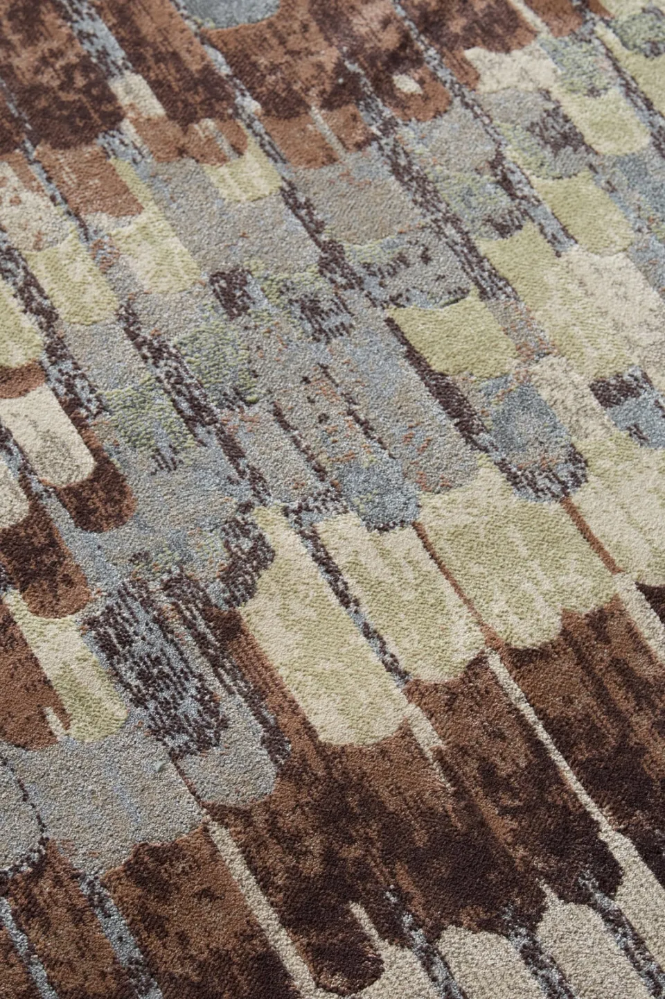 NOUS Living vloerkleed bruin/blauwgrijs (290x200 cm), foto 5