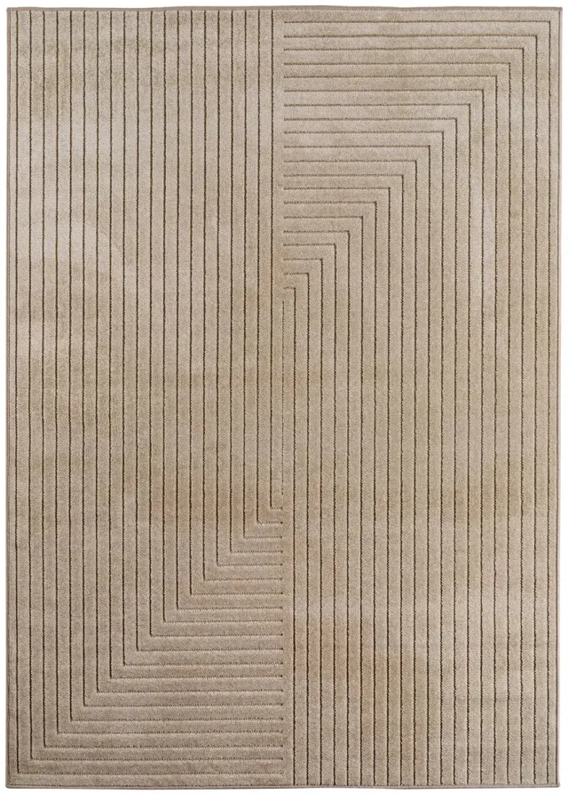 Dutch XXL Scandinavisch Vloerkleed | Tapijt | Nova | Labyrint | Beige