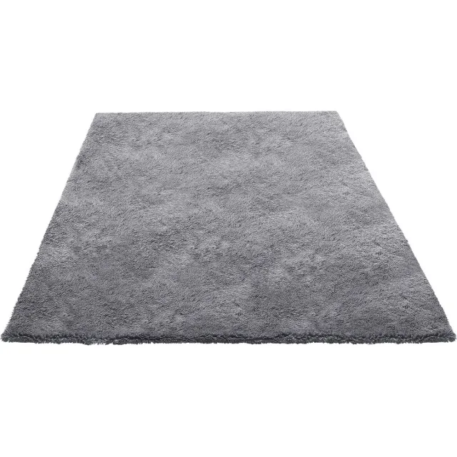 Vevor Hoogpolig Tapijt 3048x2438 mm, Pluizig Woonkamertapijt met Drielaags Materiaal, 35 mm Poolhoogte, voor Woonkamer, Slaapkamer, Zithoek, Pluisvrij en Zacht, Grijs