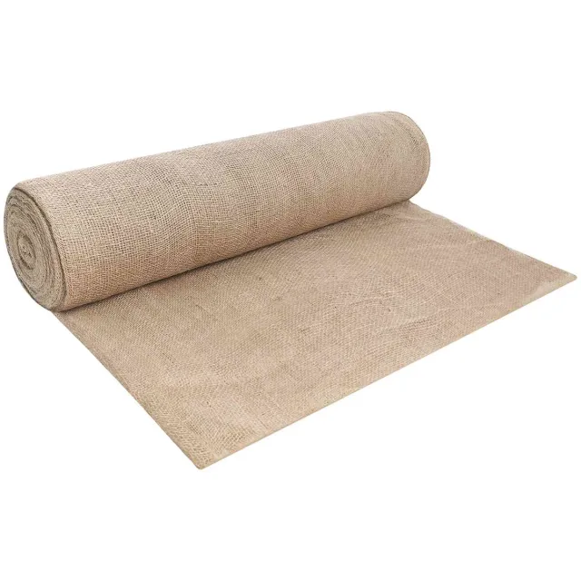 vidaXL Tuin - Jute - Net - 200 - cm - x - 10 - m - 180 - gsm - 100% - Tossa - Jute - Naturel