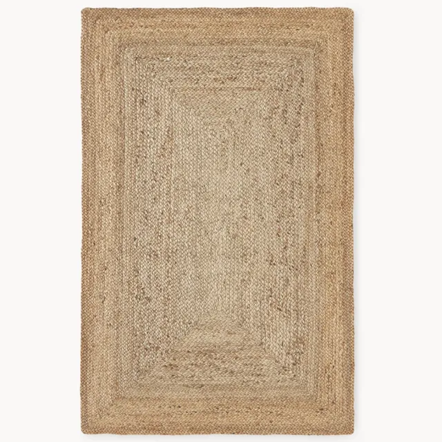 Westwing Collection Handgemaakt juten vloerkleed Sharmila Beige