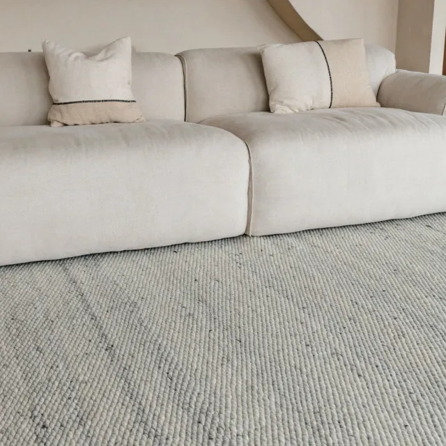 Eva Interior Wollen Vloerkleed Novara Beige/Grijs Eva Interior - 160 x 230 cm - (M)