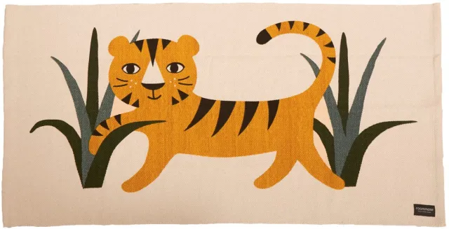 Roommate Tiger Vloerkleed Yellow Ochre Geel donker