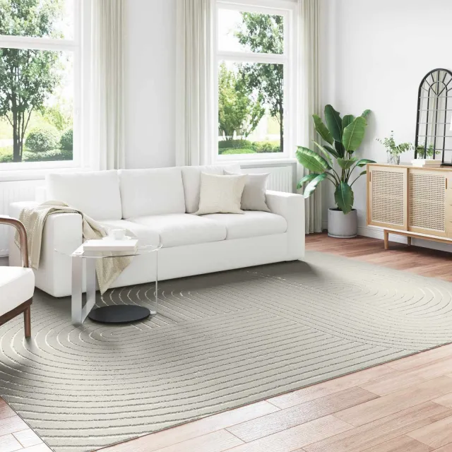 vidaXL Binnen- en buitentapijt PALMERAS Groen 200 x 280 cm Polyester, foto 2