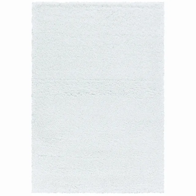 Dutch XXL Hoogpolig Vloerkleed | Tapijt | Shaggy | Fluffy | Uni | Wit | 120x170 cm
