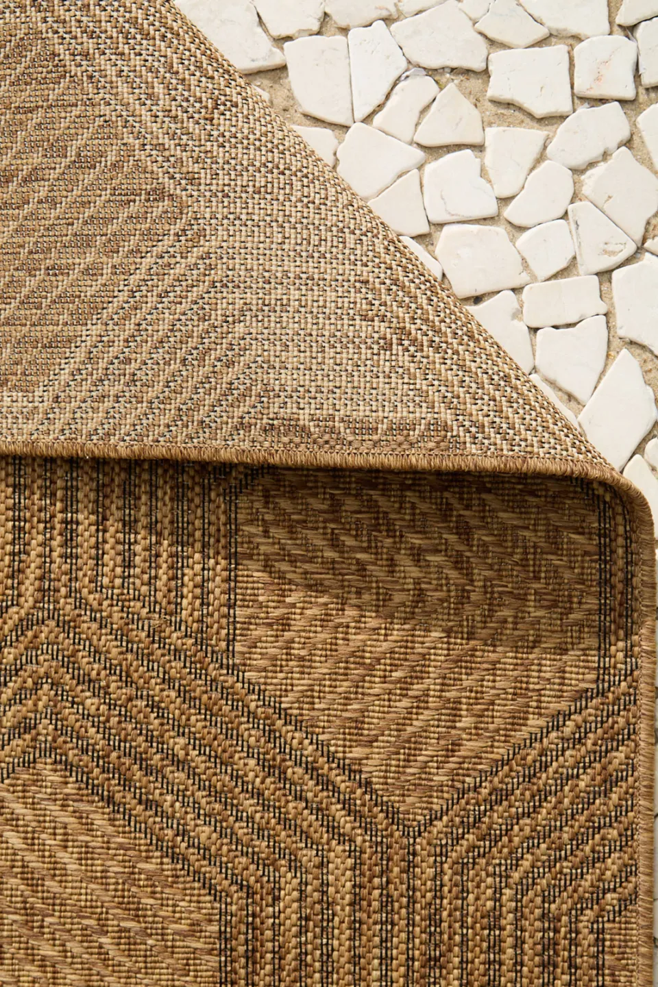 NOUS Living binnen- en buitenvloerkleed Tarviso (230x160 cm) bruin, foto 5
