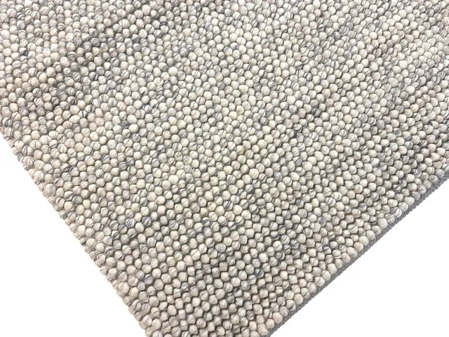 flycarpets Ventura Bolletjes Vloerkleed - Kleur : Grijs / Cream - Afmeting ca.
