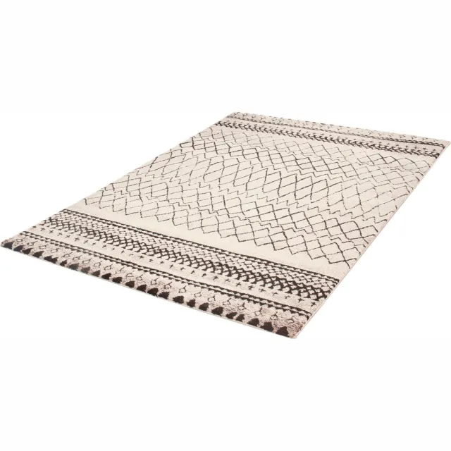 Dutch Lifestyle Vloerkleed Amira 4 200x300cm Beige/zwart