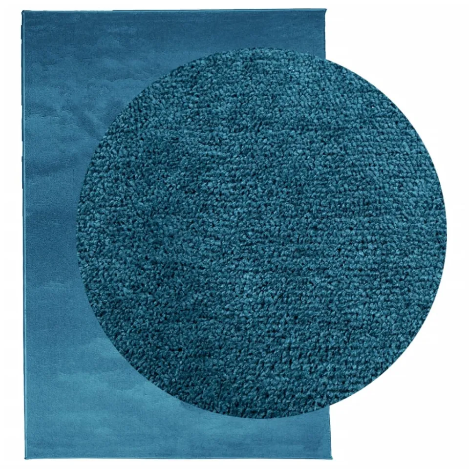 vidaXL Vloerkleed OVIEDO laagpolig 200x280 cm turquoise, foto 2