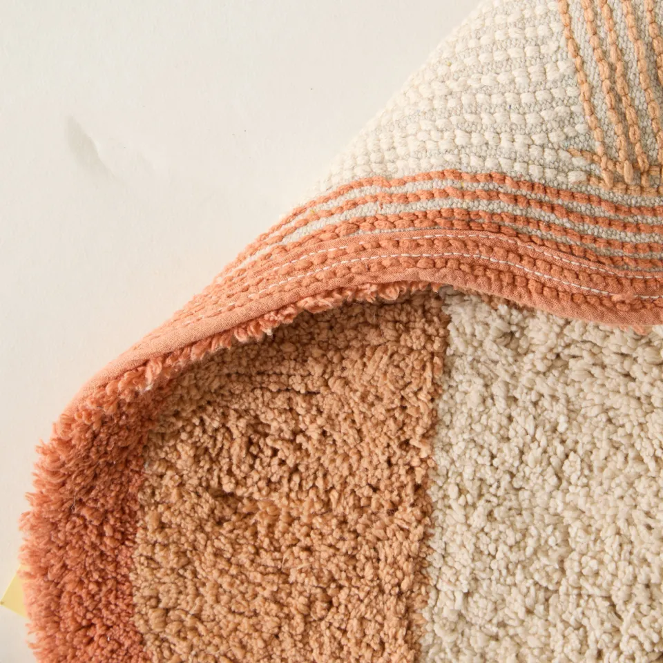 NOUS Kids Soof kindervloerkleed beige oranje, foto 7