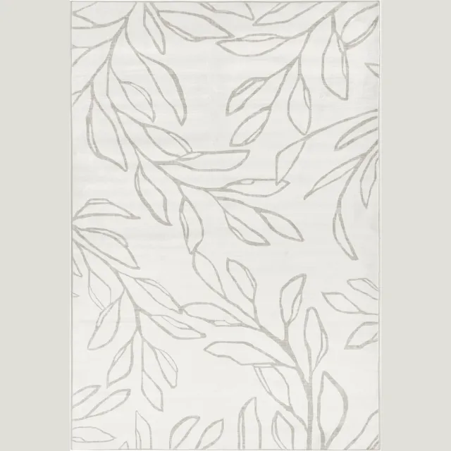 Beliani BISMIL- Vloerkleed - Lichtbeige - 200 x 300 cm - Polyester