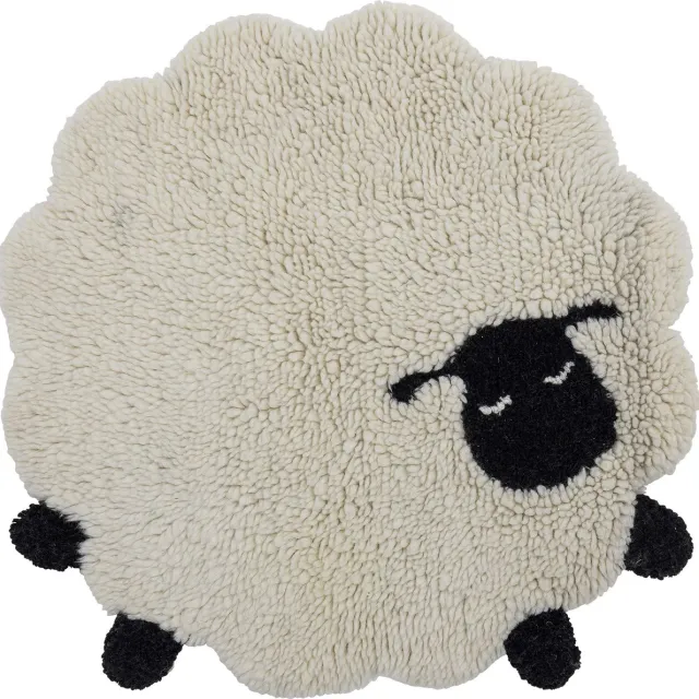 Bloomingville Vloerkleed Schaap Dolly Print
