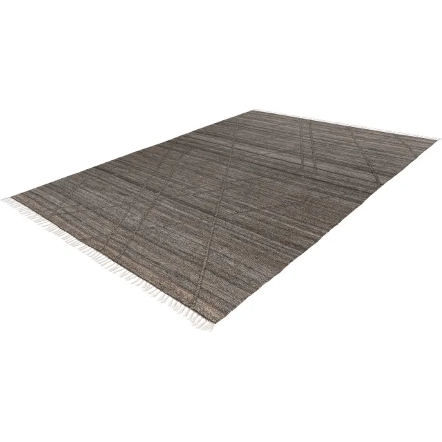 Obsession Vloerkleed My Dakar 365 antraciet – 200 x 290 cm – gerecycled polyethyleen, handgeweven
