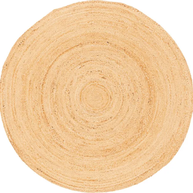 Pergamon Natuurlijke Vloerkleed Jute Salsa Beige Rond