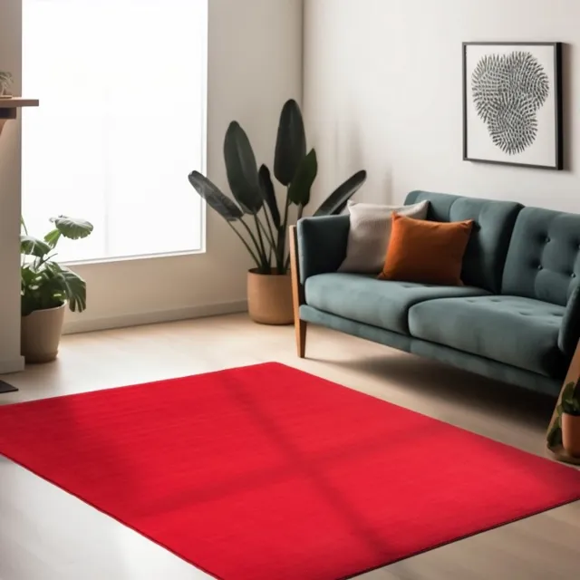 TapisTrend Designer tapijt Rood 200x290 cm Binnenkleed voor de woonkamer, duurzaam en slijtvast, comfortabel, voor dagelijks gebruik, bohemian stijl