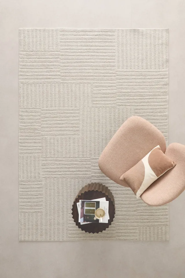 NOUS Living Trevan vloerkleed crème, foto 2