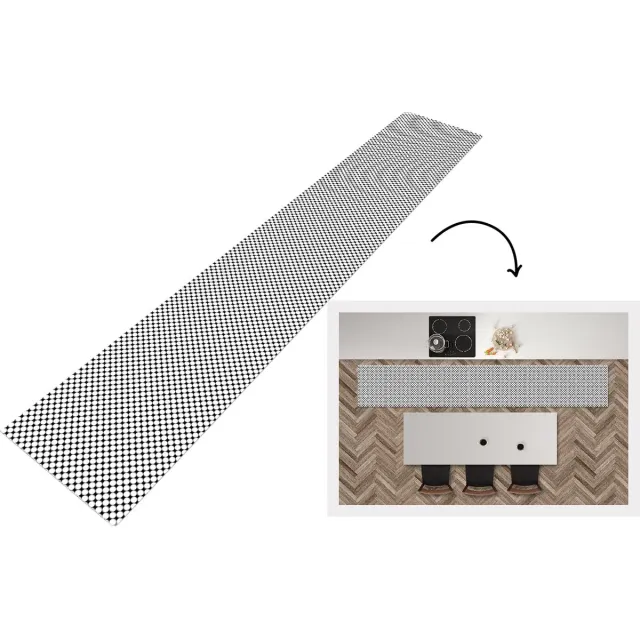 KitchenYeah Keukenloper - Keukenmat - Patroon - Lijn - Design - Kleur - Keuken vloerkleed Multicolor