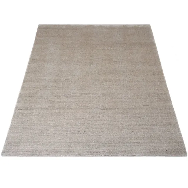 Veer Carpets Vloerkleed Nina 1601 Beige - 160 x 230 cm - Laagpolig Design Vloerkleed in Scandinavische / Japandi Stijl