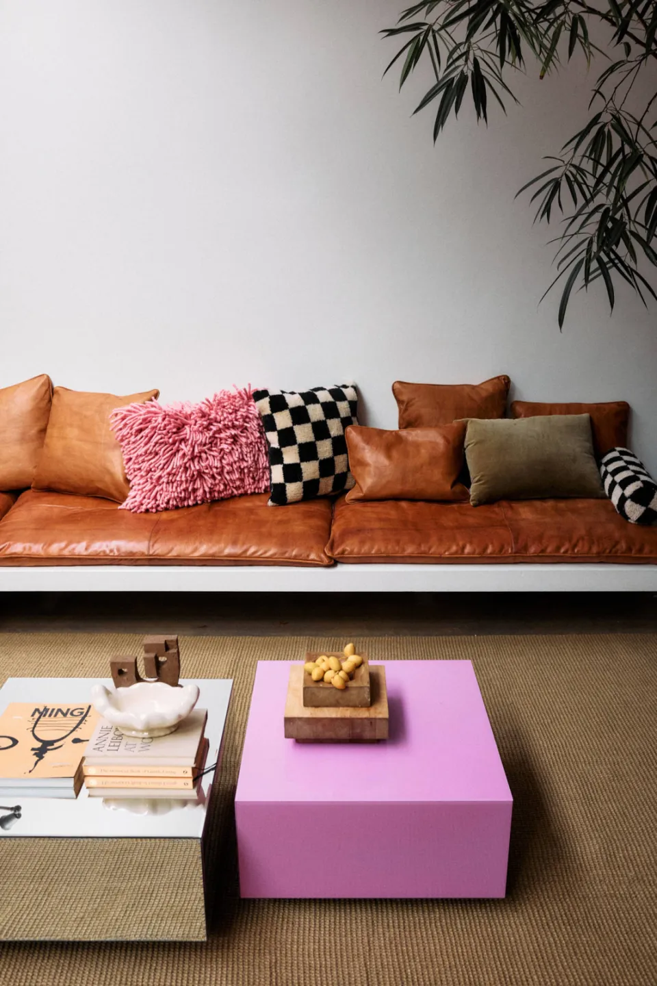 HKLIVING jute vloerkleed zand, foto 3
