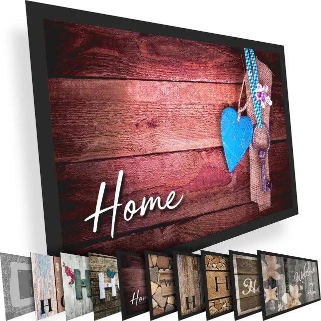 Valia Home deurmat in diverse designs. De vuilvanger is geschikt voor binnen en buiten. De deurmat absorbeert veilig vuil en water. Gemakkelijk schoon te maken en antislip (60x80cm). multi