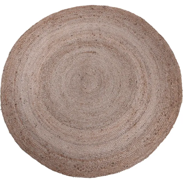 Konges Sløjd Tapijt rond 150 cm gevlochten jute - vloerkleed - vloerkleden -prachtig jute ronde tapijt - bohemien stijl Multi