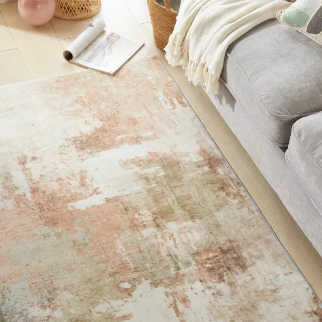 Concept Looms Liberty LIB105 Spring Vloerkleed - 120 x 180 cm - Veelkleurig - Rechthoekig - Polyester - Woonkamer, Eetkamer, Slaapkamer, Keuken - Abstract - Modern, Wasbaar