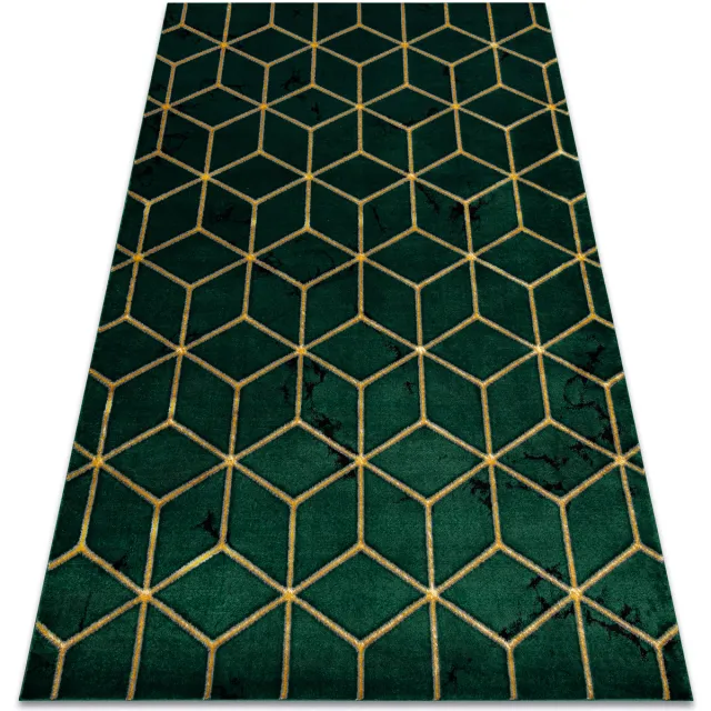 RUGSX Kleden Rugsx Tapijt EMERALD exclusief 1014 glamour, stijlvol ku 80x150 cm Groen