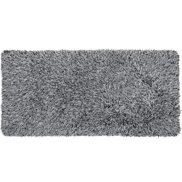 Beliani CIDE - Shaggy vloerkleed - Zwart/Wit - Polyester