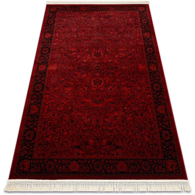 RUGSX Kleden Rugsx ORIENT 5125 tapijt bordeauxrood / zwart Frame, 150x230 cm