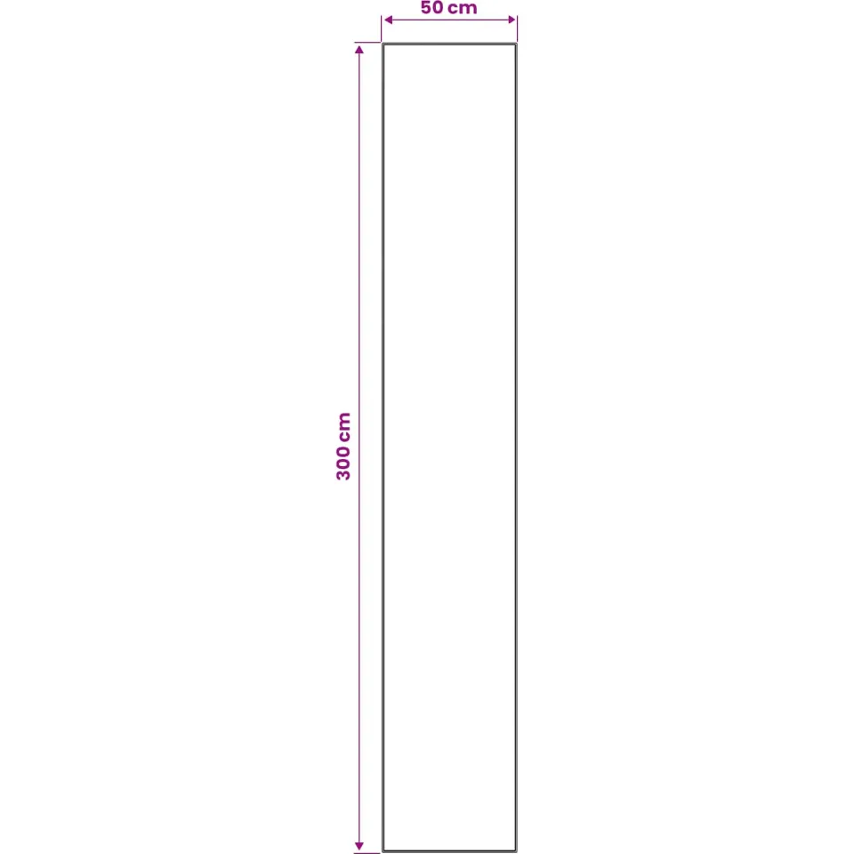 vidaXL Vloerkleedloper LESAKA zilver 50 x 300 cm Diamantvelours, foto 3