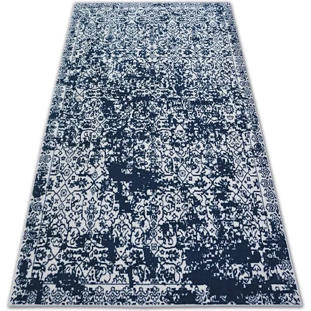 RUGSX Kleden Rugsx Tapijt SENSE Micro 81260 - Vintage wit/blauw 120x170 cm