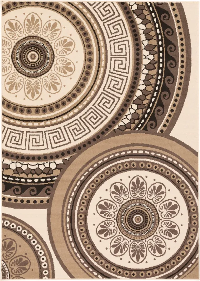 Pergamon Vloerkleed Tapijt Trendlijn Mandala Beige